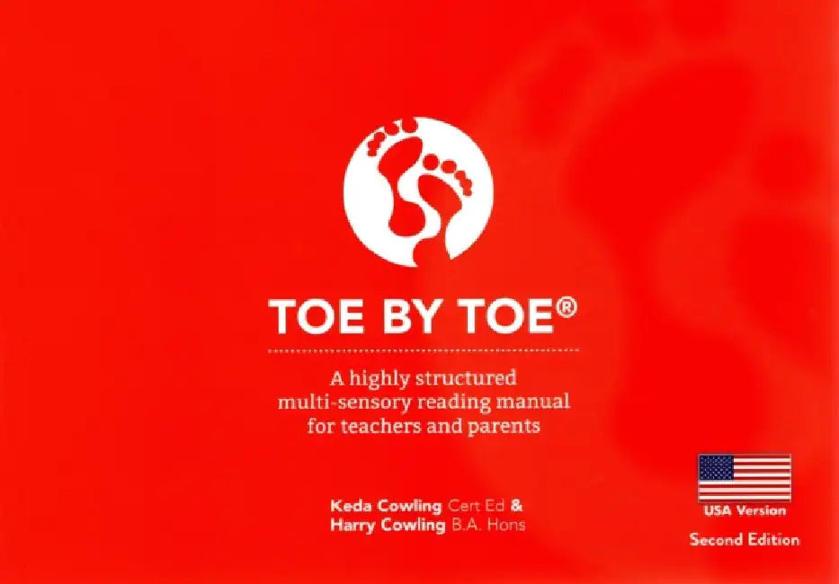 Toe By Toe: A Highly Structured Multi-sensory Reading Manual for Teachers and Parents - USA Version by Cowling