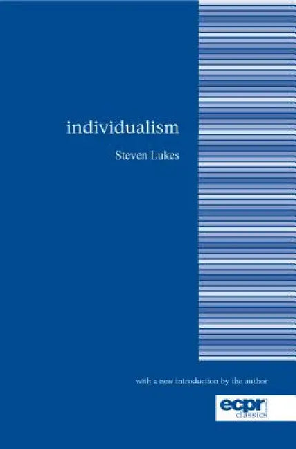 Individualism by Steven Lukes