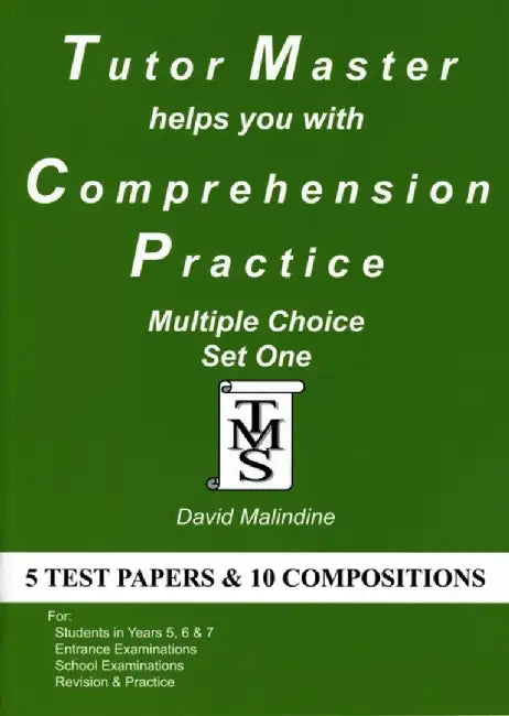 Tutor Master Helps You with Comprehension Practice by David Malindine
