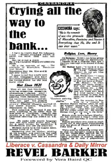 Crying All The Way To The Bank by Revel Barker, Vera Baird