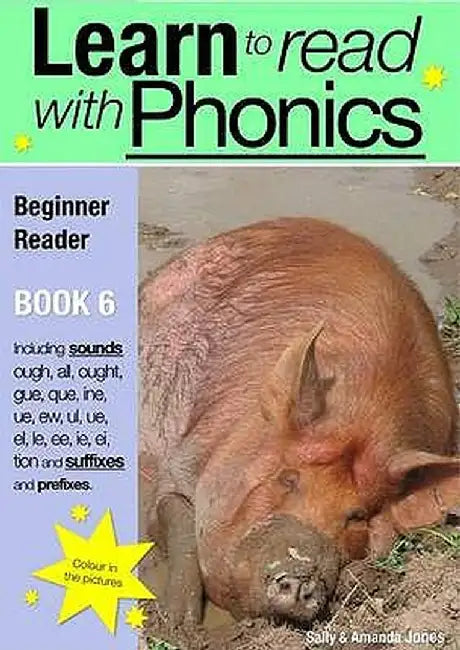 Learn to Read Rapidly with Phonics: Beginner Reader Book 6. a Fun, Colour in Phonic Reading Scheme by Sally Jones