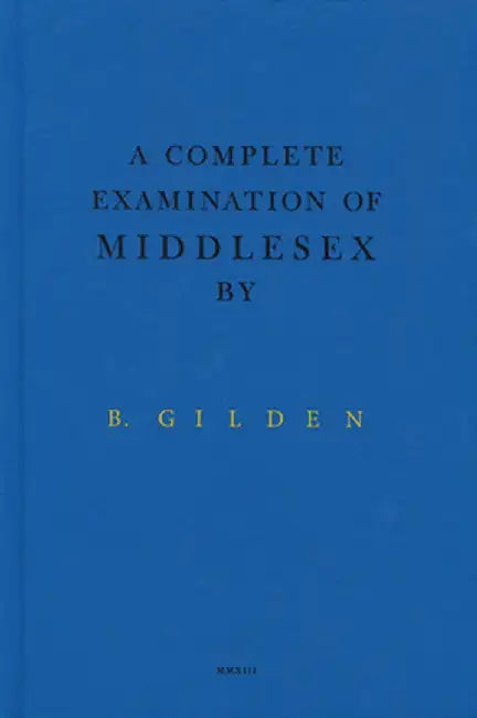 Bruce Gilden: A Complete Examination of Middlesex by Bruce Gilden