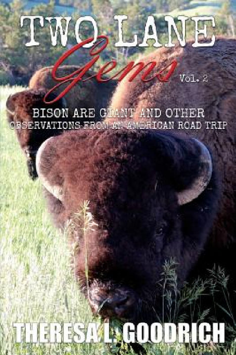 Two Lane Gems, Vol. 2: Bison are Giant and Other Observations from an American Road Trip by Theresa L. Goodrich
