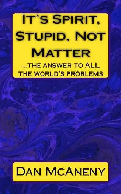 It's Spirit, Stupid, Not Matter: ...the answer to ALL the world's problems by Dan McAneny