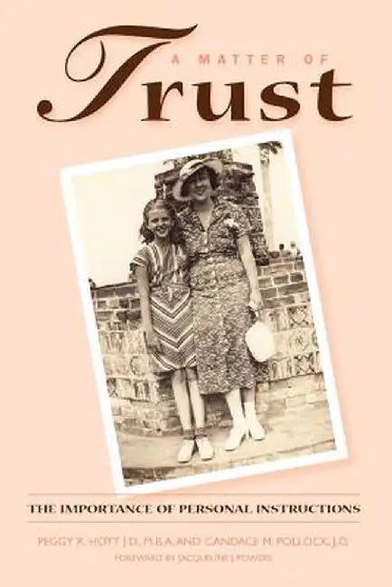 A Matter of Trust by Peggy R. Hoyt