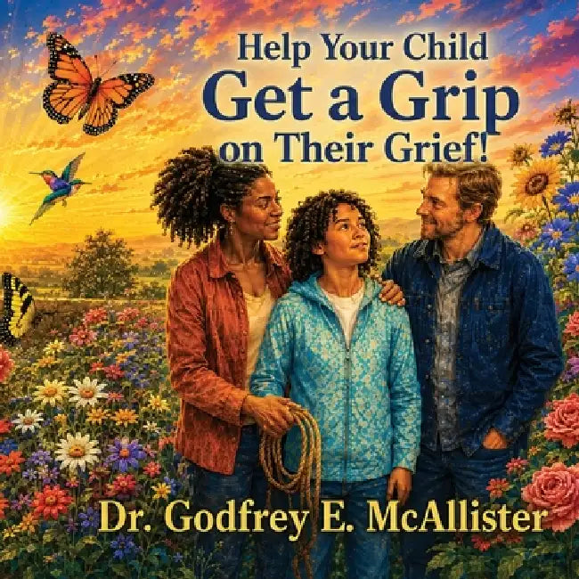 Help Your Child Get a Grip on Their Grief!: Illustrated Grief Guide for Children Ages 8 to 12 and the Adults Who Love Them by Godfrey Ezekiel McAllister