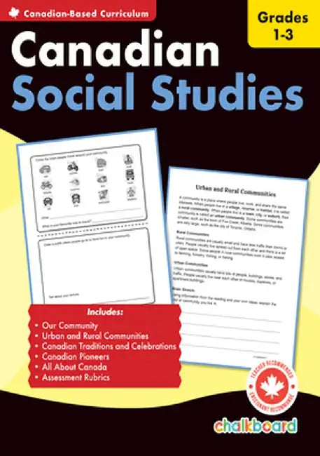 Canadian Social Studies Grades 1-3 by Demetra Turnbull