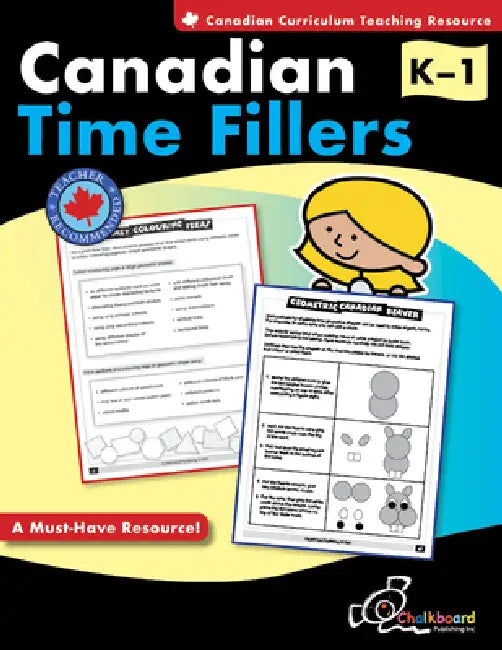 Canadian Time Fillers Grades K-1 by Demetra Turnbull