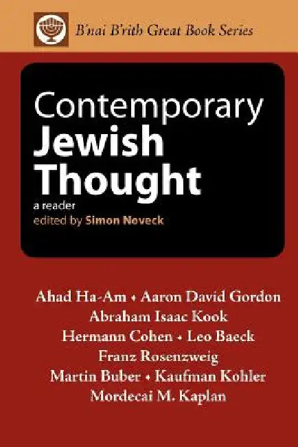 Contemporary Jewish Thought: A Reader by Simon Noveck