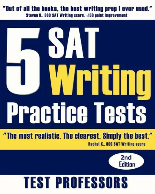 5 Sat Writing Practice Tests by Paul G. Simpson