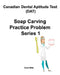 Canadian Dental Aptitude Test (DAT) Soap Carving Practice Problem Series 1 by Oscar Willis