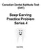 Canadian Dental Aptitude Test (DAT) Soap Carving Practice Problem Series 4 by Oscar Willis