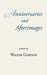 Anniversaries and Afterimages by Walter Gordon