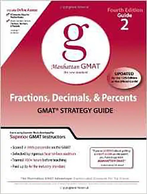 Fractions, Decimals, And Percents Gmat Strategy Guide by Manhattan GMAT Prep
