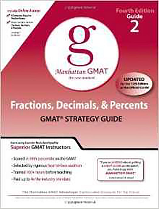 Fractions, Decimals, And Percents Gmat Strategy Guide