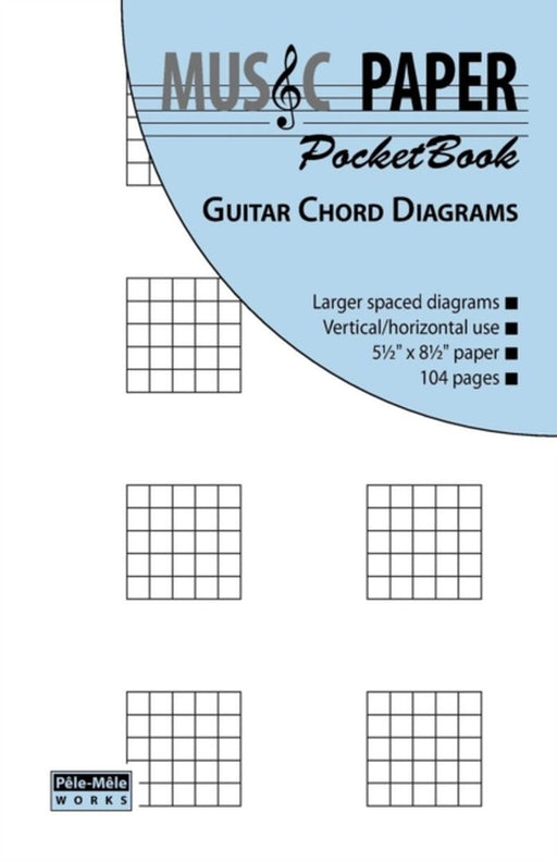 Music Paper Pocketbook - Guitar Chord Diagrams by Mashhour, Ashkan
