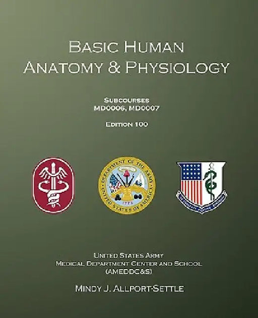 Basic Human Anatomy & Physiology: Subcourses MD0006, MD0007; Edition 100 by Mindy J. Allport-Settle