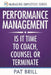 Performance Management: Is it Time to Coach, Counsel or Terminate by Pat Brill