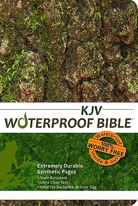 Waterproof Bible-KJV-Tree Bark by Bardin &. Marsee Publishing