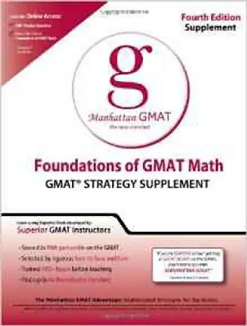 Foundations Of Gmat Math: GMAT Strategy Supplement by Manhattan GMAT
