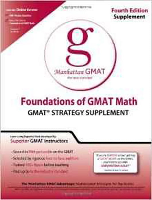 Foundations Of Gmat Math: GMAT Strategy Supplement