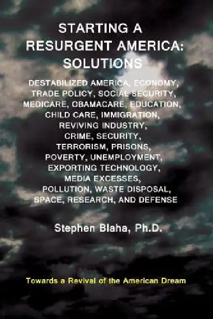 Starting a Resurgent America: Solutions: Destabilized America, Economy, Trade Policy, Social Security, Medicare, Obamacare, Education, Child Care, I by Stephen Blaha