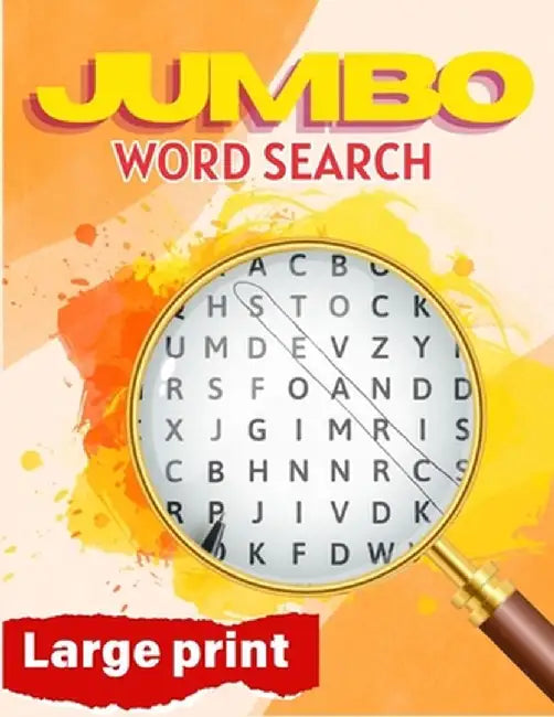 Jumbo Word Search Large Print: Word Search Puzzle Book, Multi Theme Word Searches for Adults by Laura Bidden