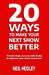 20 Ways to Make Your Next Show Better by Neil Hedley