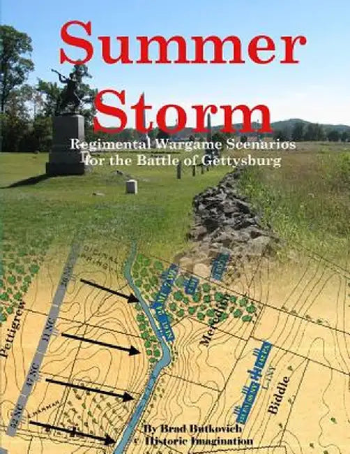 Summer Storm: Regimental Wargame Scenarios for the Battle of Gettysburg by Brad Butkovich