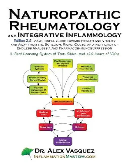 Naturopathic Rheumatology and Integrative Inflammology V3.5: A Colorful Guide Toward Health and Vitality and Away from the Boredom, Risks, Costs, and by Alex Vasquez