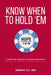 Know When To Hold 'Em: A guide for spouses of problem gamblers by Edd Lmhc Damon Dye