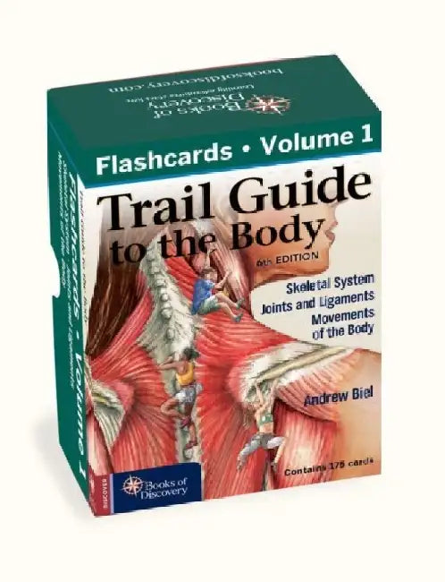 Trail Guide to the Body Flashcards, Vol 1 by Andrew Biel