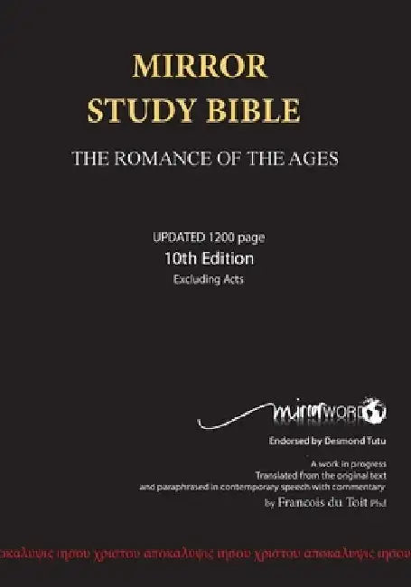 Mirror Bible (Wide Margin) by Francois Du Toit