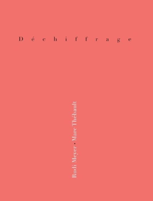 Déchiffrage by Marc Thébault, Rudi Meyer
