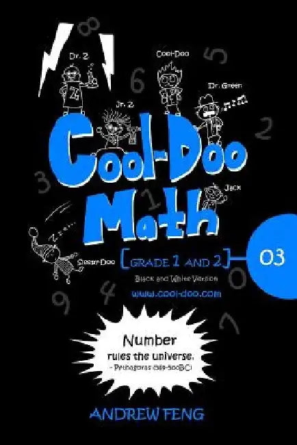 Cool-Doo Math - Grade 1&2 - Vol.03 - Black & White Version by Peter Feng