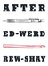 After Ed-Werd Rew-Shay by Zoe Sadokierski