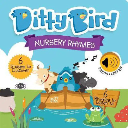 Ditty Bird Nursery Rhymes Interactive Musical Sound Book for Toddlers 1- 3 Sing-Along Boardbook for Baby by Ditty Bird
