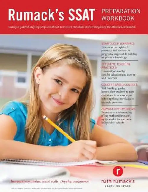 Rumack's SSAT Preparation Workbook: Study guide and practice questions to master the Middle Level SSAT by Danielle Van Bakel