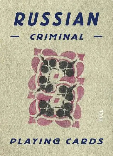 Russian Criminal Playing Cards by Damon Murray
