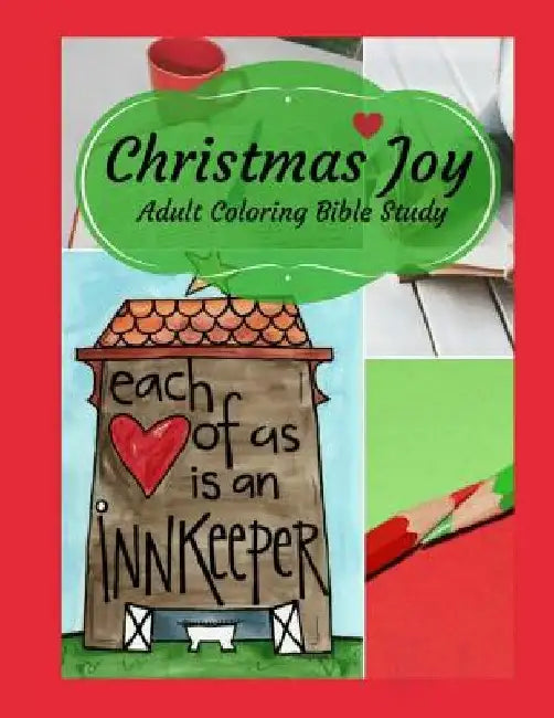 Adult Coloring Bible Study: Christmas Joy by Nicole Plymesser Nelson