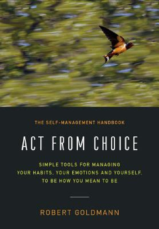 Act from Choice: Simple tools for managing your habits, your emotions and yourself, to be how you mean to be by Robert Goldmann