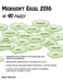 Microsoft Excel 2016 In 90 Pages by Beth Brown