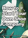 How To Start Your Own Shoe Company by Wade Motawi