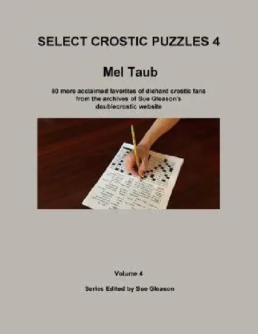 Select Crostic Puzzles 4 by Sue Gleason