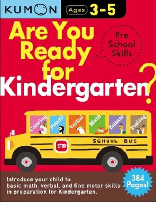Are You Ready for Kindergarten 6 Title Bind Up by Kumon