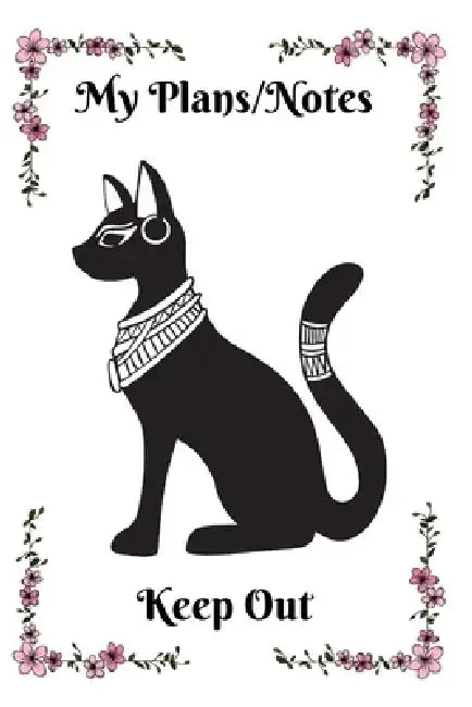 Egyptian Cat Bastet Planner/Notebook With Pink Frame by Treehouse Books