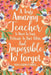 A Truly Amazing Teacher is Hard to Find 2022 Planner by Paperland