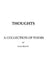 Thoughts: a collection of poems by Hope Wolfe