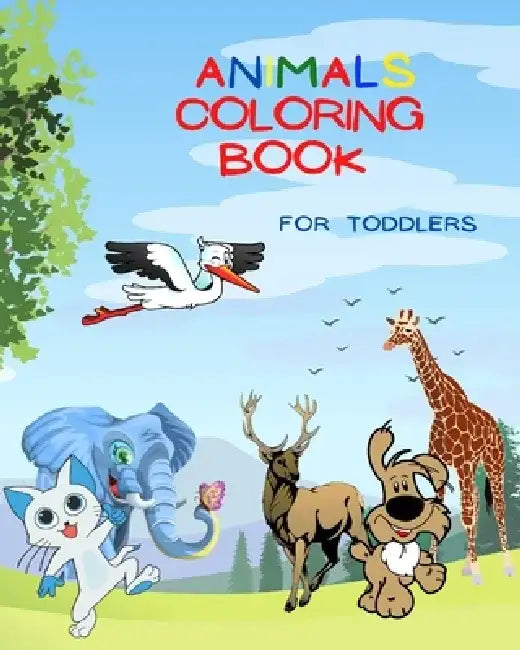 Animals Coloring Book For Toddlers by Dane Grunn