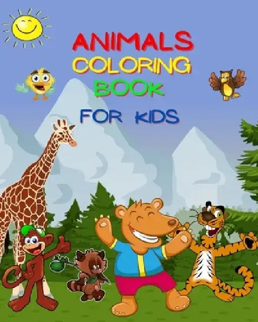 Animals Coloring Book For Kids by Dane Grunn